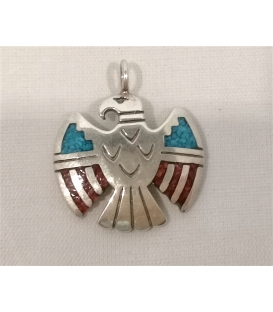 Pendentif aigle amerindien