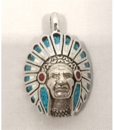 Pendentif chef indien