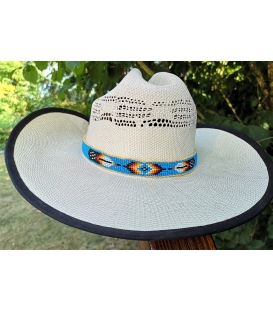 tour de chapeau perlé