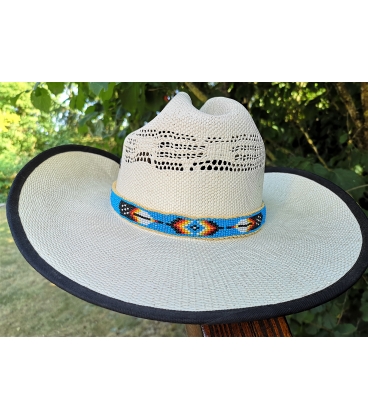 tour de chapeau perlé