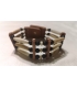 Bracelet en os et perles