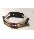 Bracelet en os et perles