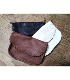 Pochette en cuir