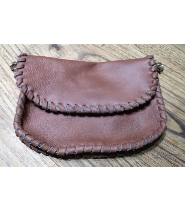 Pochette en cuir