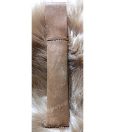 Porte éventail en cuir