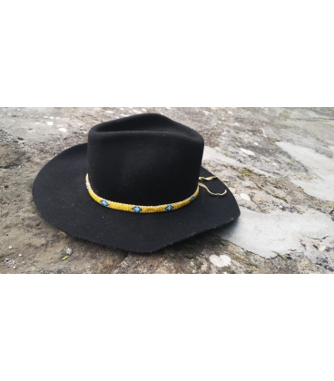 Tour de chapeau perlé