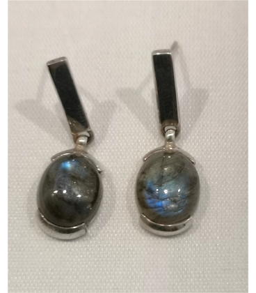 Boucles d'oreilles en Labradorite