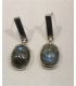 Boucles d'oreilles en Labradorite