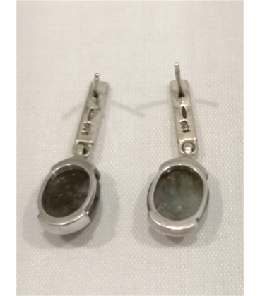 Boucles d'oreilles en Labradorite