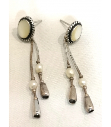 Boucles d'oreilles nacre