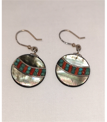 Boucles d'oreilles nacre