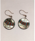 Boucles d'oreilles nacre
