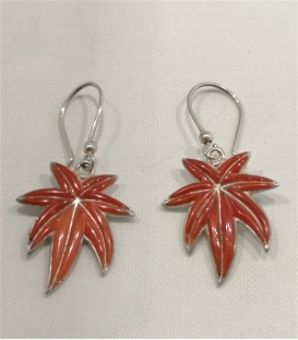 Boucles d'oreilles Corail