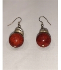 Boucles d'oreilles Corail