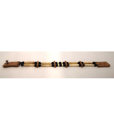 Bracelet en os et perles