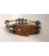 Bracelet os et perles