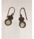 boucles d'oreilles nacre et opale