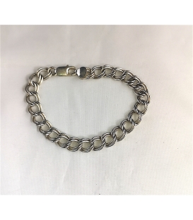 Bracelet gourmette en argent