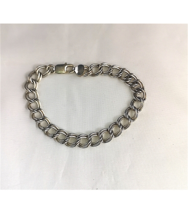 Bracelet gourmette en argent