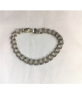Bracelet gourmette en argent