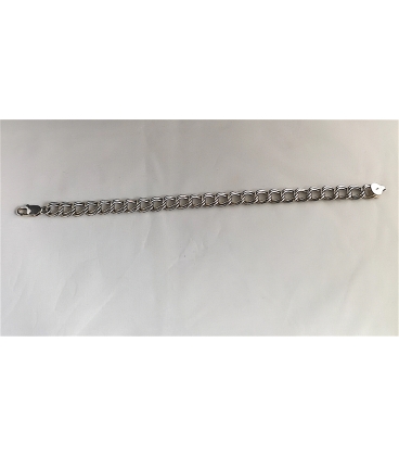 Bracelet gourmette en argent