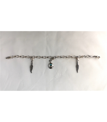 Bracelet gourmette et ses charms