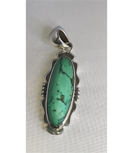 Pendentif avec turquoise