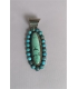 Pendentif navajo avec turquoises