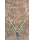 Collier fin et son pendentif kokopelli