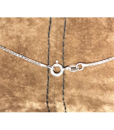 Collier fin avec pendentif plume