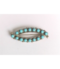 Broche multi turquoises