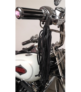 Franges en cuir pour levier de moto