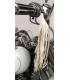 Franges en cuir pour levier moto