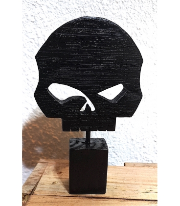 Skull en bois