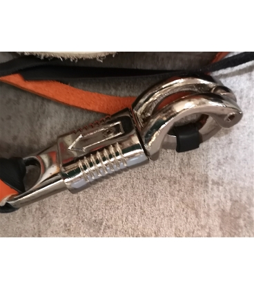 fouet (whips) tresse en cuir pour guidon moto