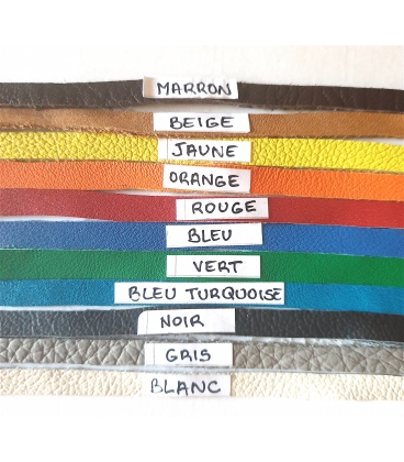 Fouet "whips" cuir pour levier de guidon