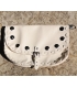 Pochette en cuir blanc