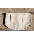 Pochette en cuir blanc