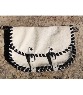 Pochette cuir fait main