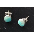 Boucles d'oreilles à clous avec turquoise