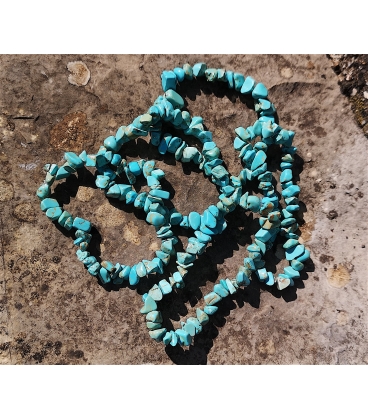 Bracelet perles ships turquoise