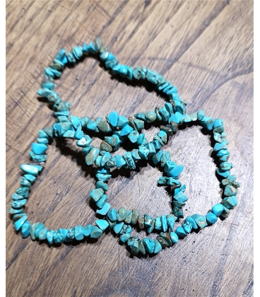 Bracelet ships turquoises vertes