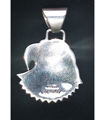 Pendentif tête de rapace