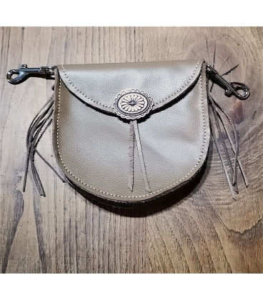 Pochette en cuir