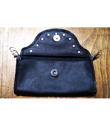 Pochette en cuir