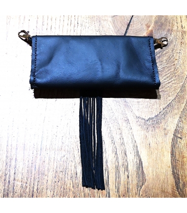 Pochette en cuir