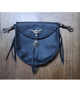Pochette en cuir