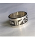 Bague anneau argent ethnique