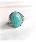 Bague zuni turquoise