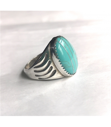 Bague zuni turquoise